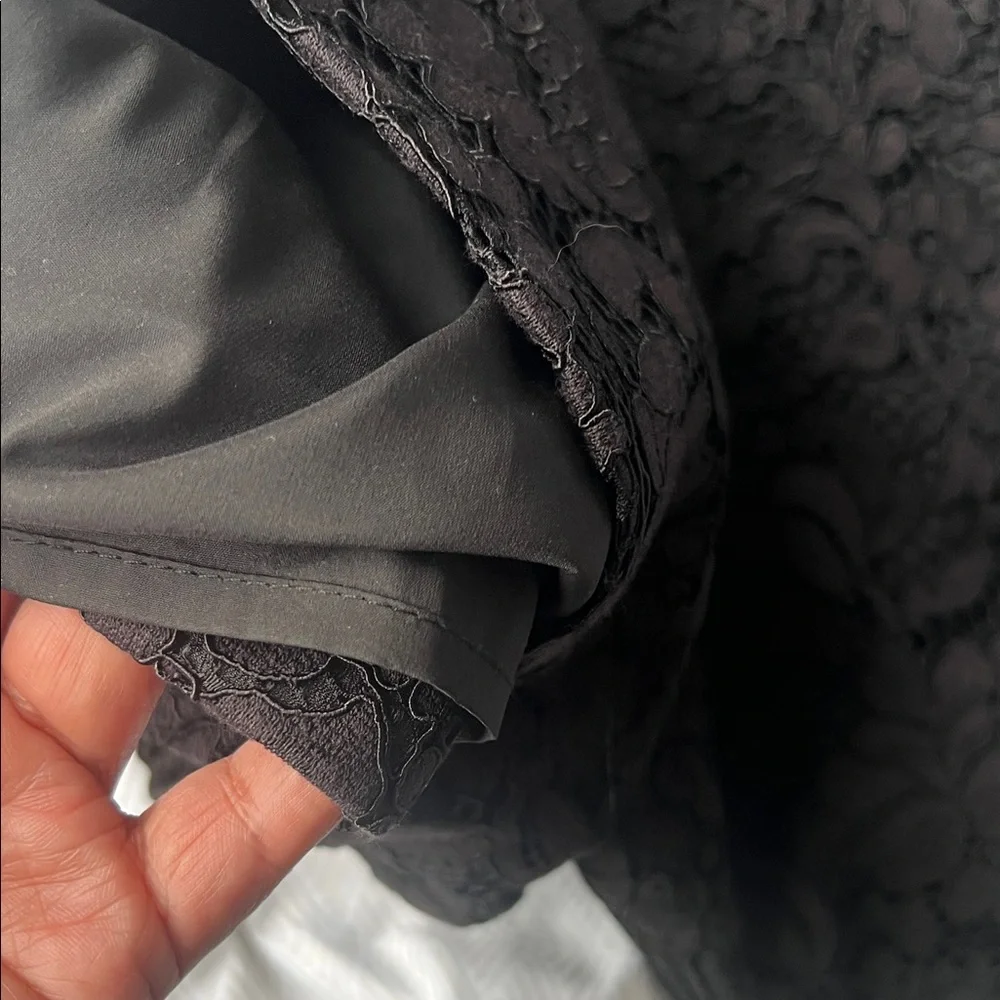bebe X naven collection Elegant Black Lace Halter romper - Picture 5 of 6
